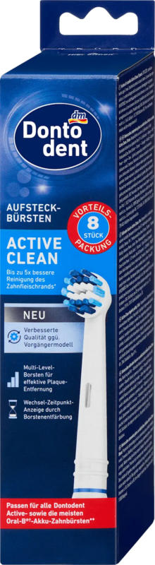 Dontodent Aufsteckbürste Active Clean