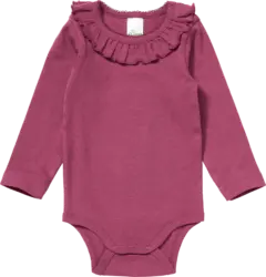 ALANA Body Langarm mit Ajour-Struktur, lila, Gr. 86/92