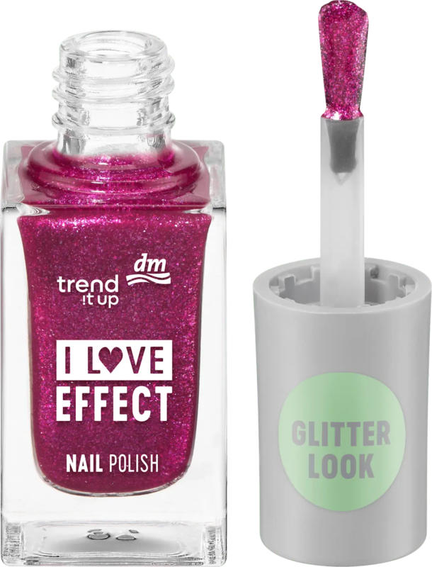 trend !t up Nagellack I love Effect Glitter Look 190
