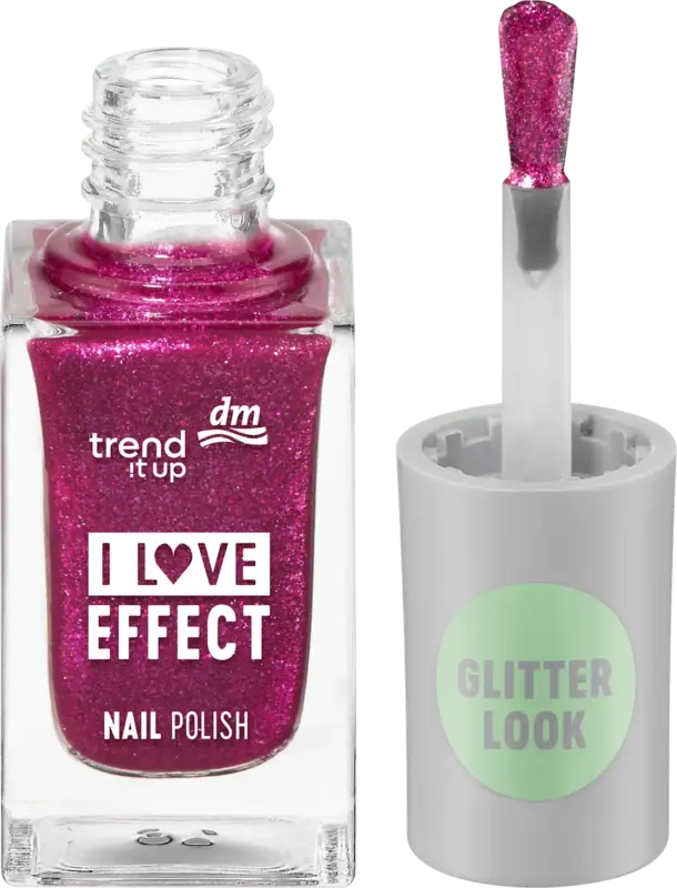 trend !t up Nagellack I love Effect Glitter Look 190