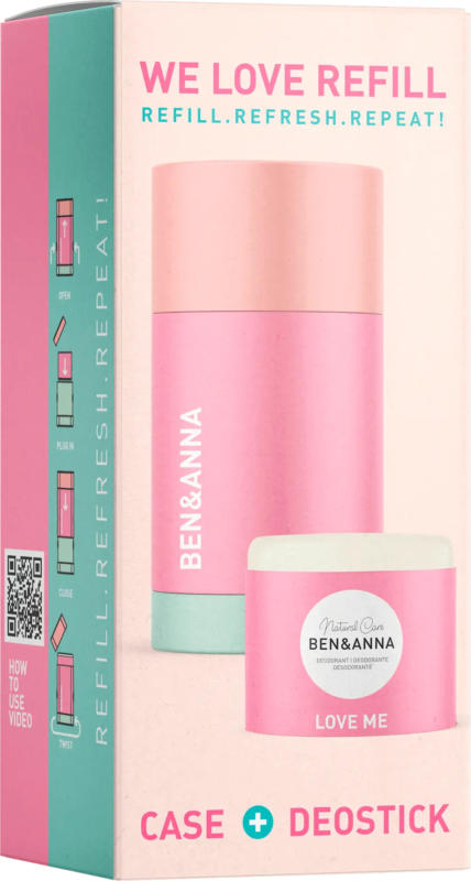 BEN&ANNA Deostick Love Me Original + Nachfüllpack