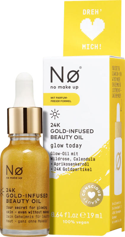 Nø Cosmetics Gesichtsöl glow today 24K Gold-Infused Beauty Oil