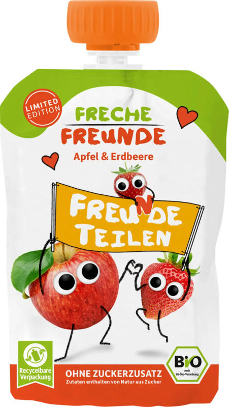 Freche Freunde Quetschie Apfel & Erdbeere ab dem 6. Monat