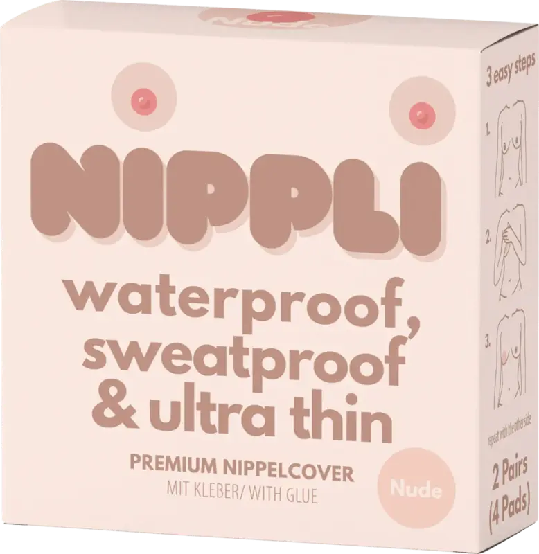NIPPLI EUROPE GmbH Nippelcover Nude Mit Kleber (2 Paar)