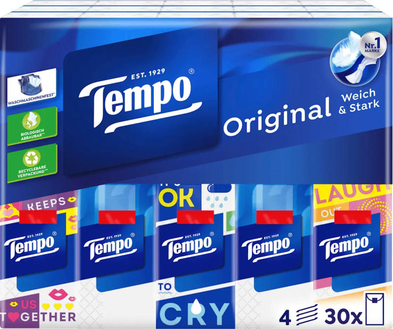 Tempo Taschentücher (30x10 St)
