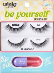 ARDELL Künstliche Wimpern Set Winks mit Lippenöl