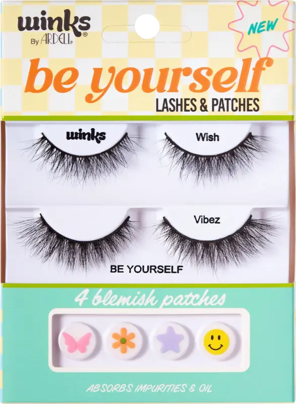 ARDELL Künstliche Wimpern Set Winks mit Pickelpatches