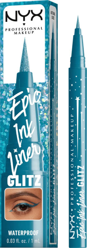 NYX PROFESSIONAL MAKEUP Eyeliner Epic Ink Jeanz Glitz Tapered Twinkle 01