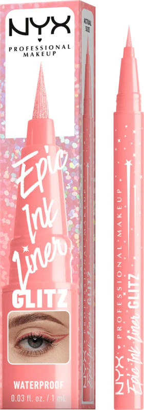 NYX PROFESSIONAL MAKEUP Eyeliner Epic Ink Glitz 02 Bootcut Bling