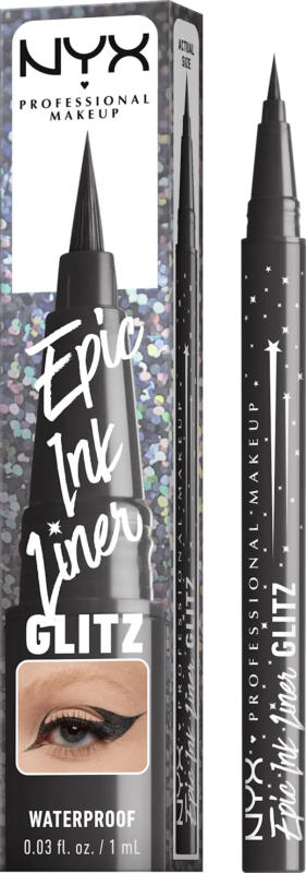 NYX PROFESSIONAL MAKEUP Eyeliner Epic Ink Jeanz Glitz Graphite Glitz 06