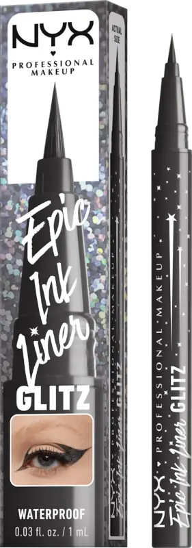 NYX PROFESSIONAL MAKEUP Eyeliner Epic Ink Jeanz Glitz Graphite Glitz 06