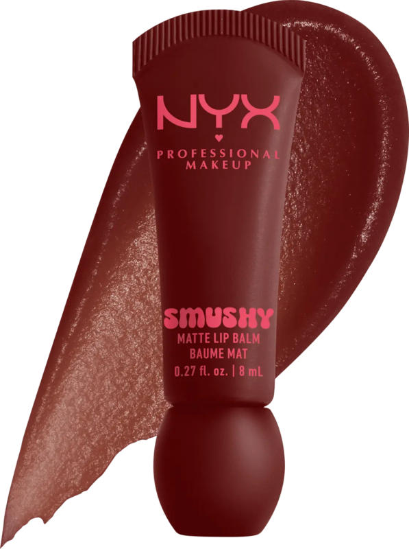 NYX PROFESSIONAL MAKEUP Lippenbalsam Smushy Matte 08 Smudge Fudge