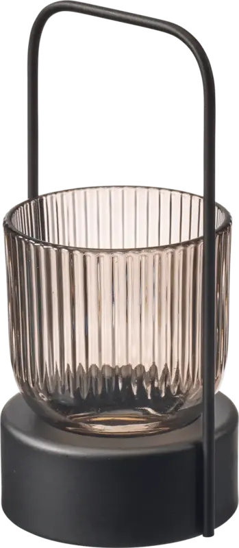 Dekorieren & Einrichten Windlicht, Laterne aus Eisen, schwarz/grün