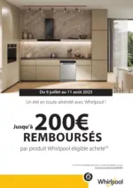 Copra WHIRLPOOL vous rembourse jusqu'à 200€ - au 11.08.2025