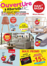 Catalogue ouverture de magasin Maxi Bazar