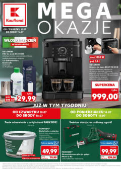Pogląd gazetki "Mega okazje" ze sklepu Kaufland ważnej od 10.07.2025