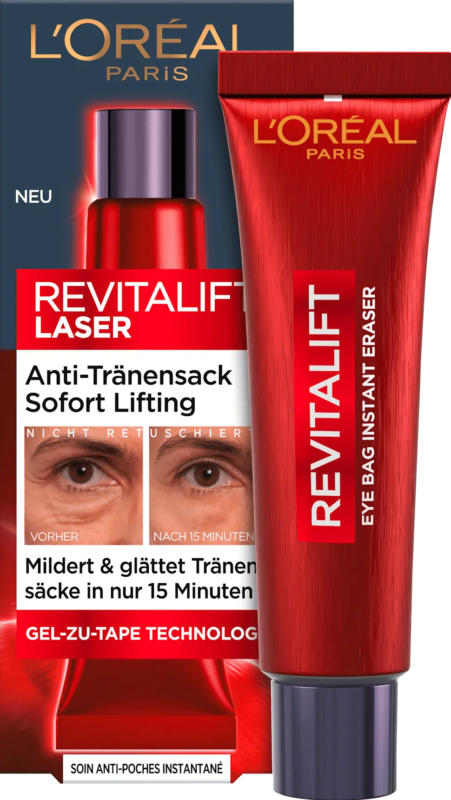 L'ORÉAL PARiS Augencreme Revitalift Laser Eye Bag Instant Eraser
