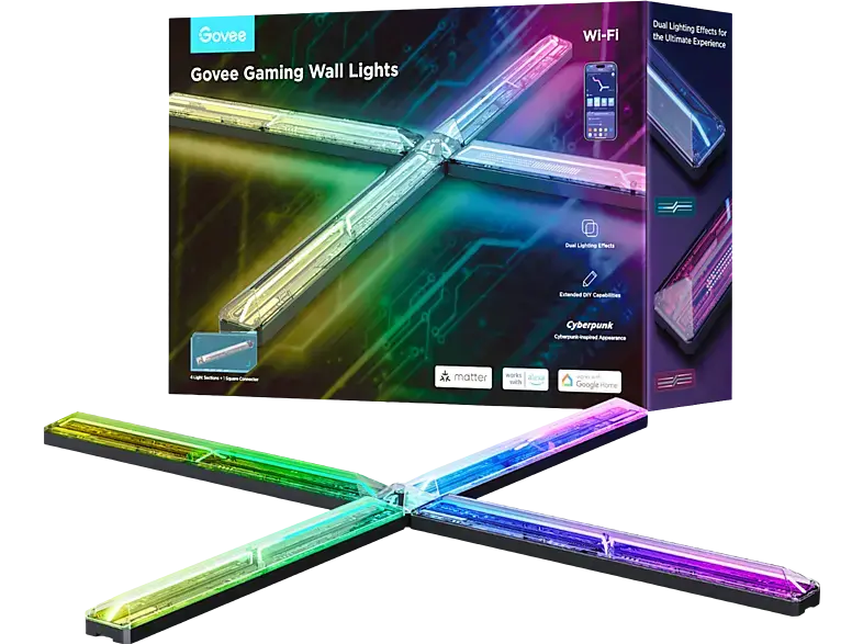 Govee Gaming Wall light; Gaming-Wandleuchte