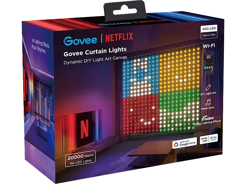 Govee Curtain Light Netflix CO-BRandING Vorhangleuchte