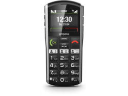 Emporia Simplicity (V3), Schwarz/Silber; Seniorentelefon