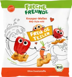 Freche Freunde Kindersnack Knusper-Wellen BBQ-Style mild ab 3 Jahren