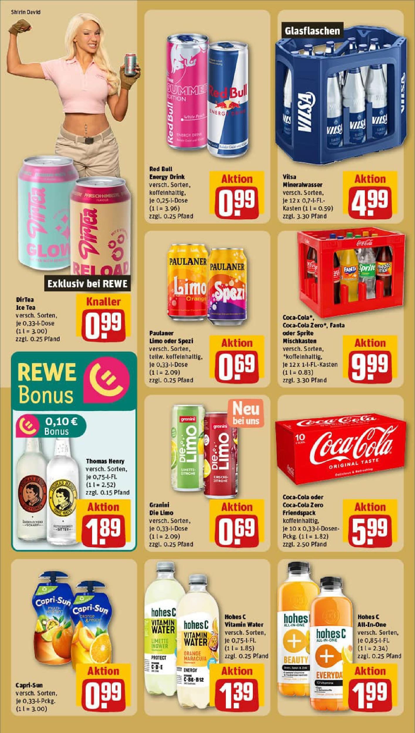 REWE Prospekt ab 13.07.2025 zum Blättern » Angebote | Seite: 20 | Produkte: Mixer, Red bull, Sprite, Mineralwasser
