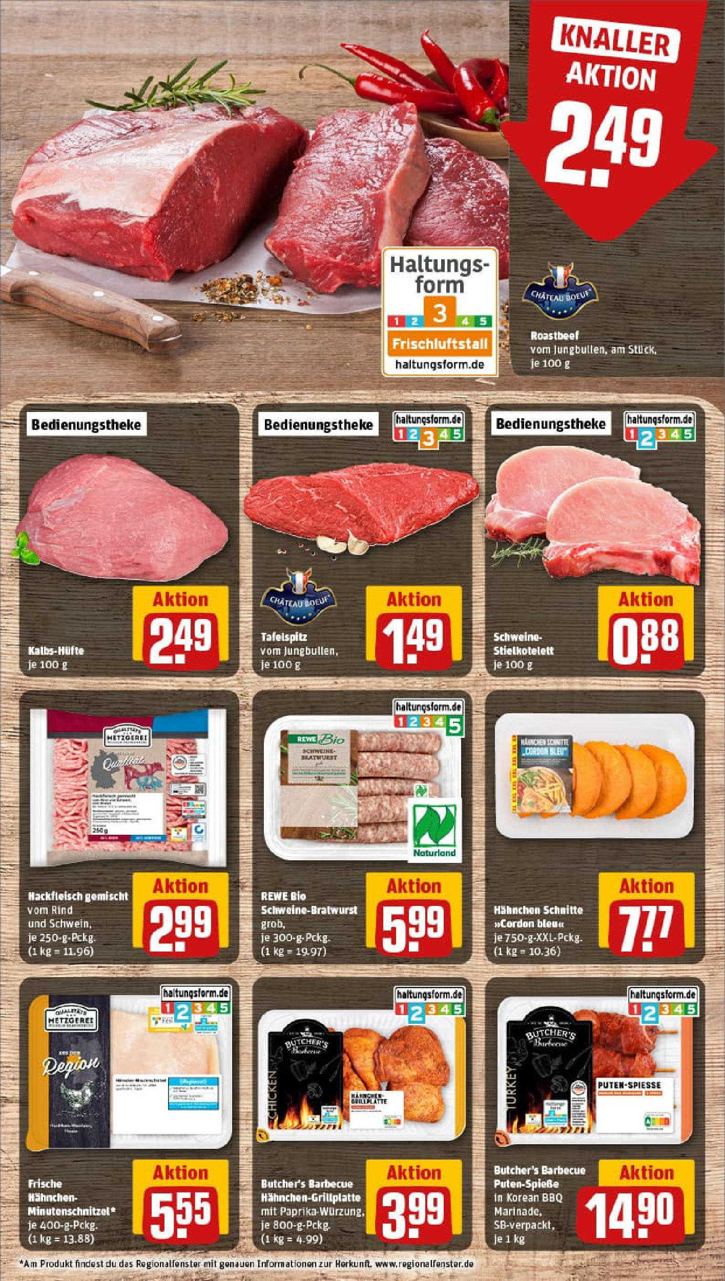 REWE Prospekt ab 13.07.2025 zum Blättern » Angebote | Seite: 8 | Produkte: Grill, Hahnchen, Roastbeef, Paprika