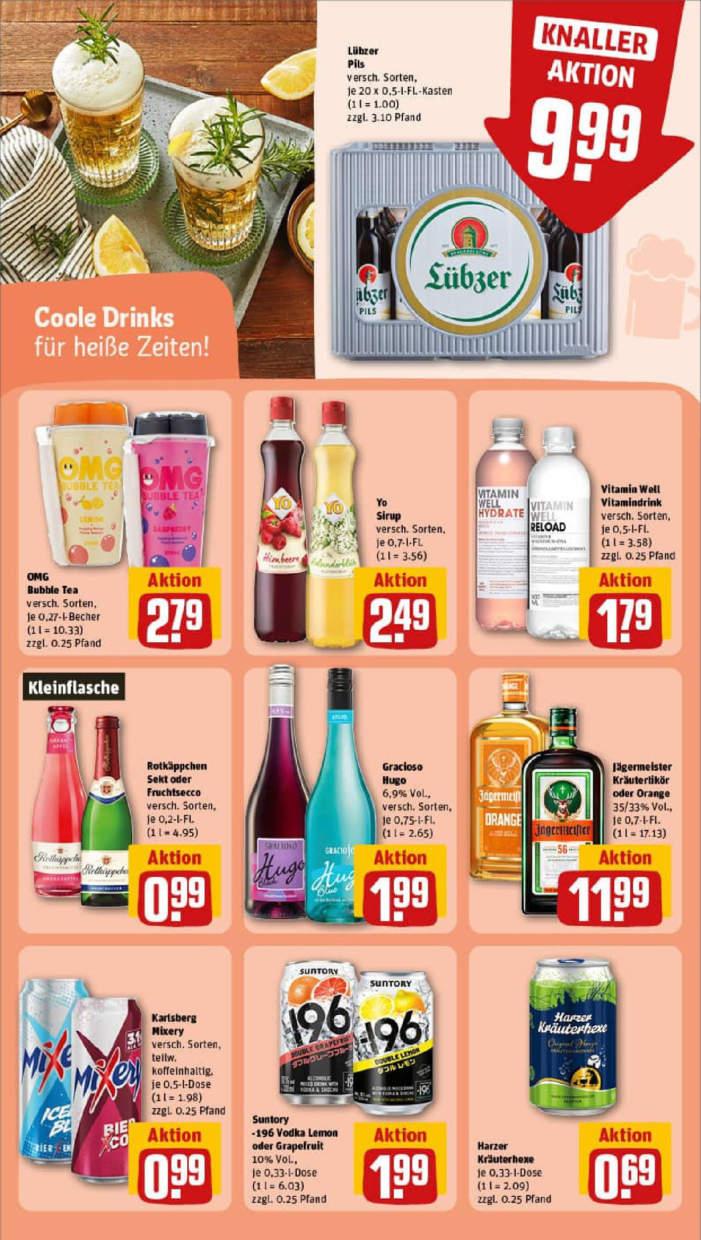 REWE Prospekt ab 13.07.2025 zum Blättern » Angebote | Seite: 19 | Produkte: Rotkappchen sekt, Sekt, Sirup, Rotkäppchen