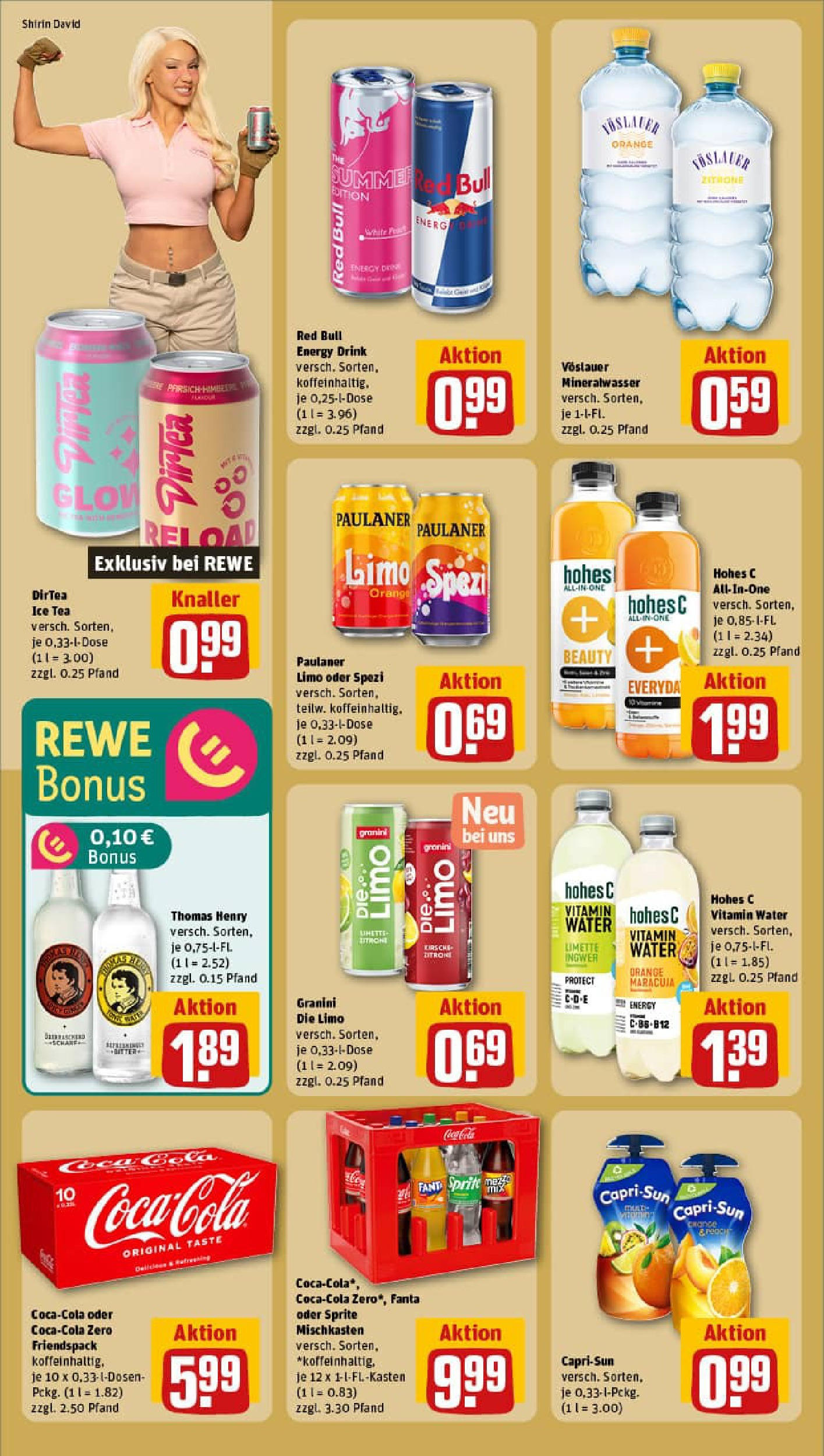 REWE Prospekt ab 13.07.2025 zum Blättern » Angebote | Seite: 22 | Produkte: Mineralwasser, Zitrone, Hohes c, Paulaner