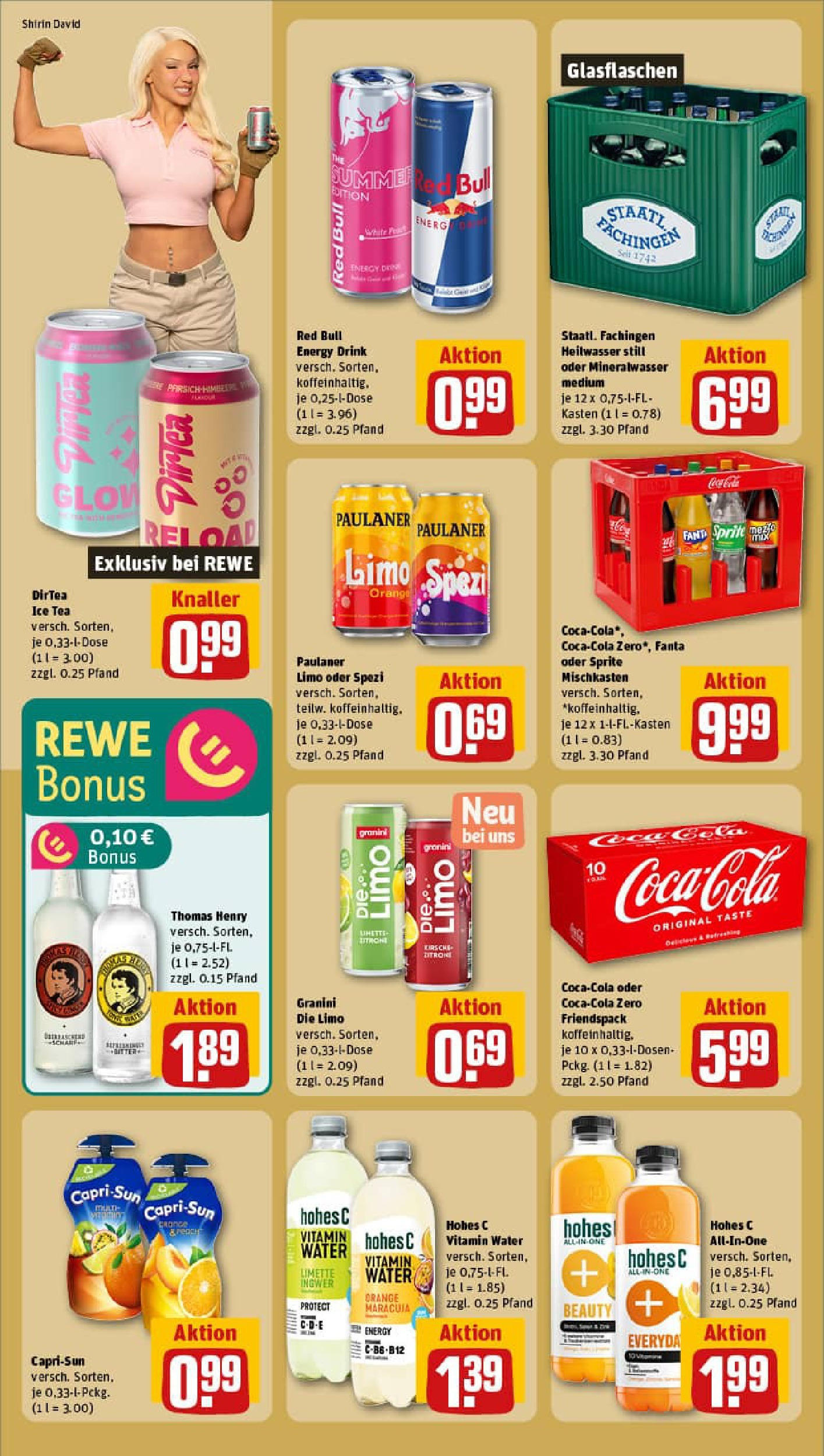 REWE Prospekt ab 13.07.2025 zum Blättern » Angebote | Seite: 22 | Produkte: Red bull, Energy, Hohes c, Paulaner