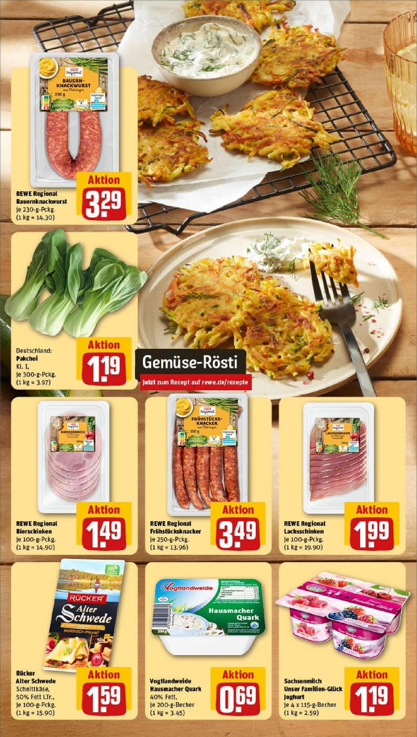 REWE Prospekt ab 13.07.2025 zum Blättern » Angebote | Seite: 4 | Produkte: Quark, Joghurt