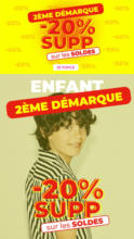 Deuxième démarque soldes Jusqu'à -20%