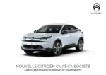 Citro&euml;n NOUVELLE CITRO&Euml;N C4 / &Euml;-C4 SOCI&Eacute;T&Eacute; - au 09.07.2026