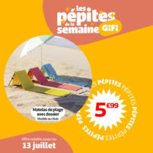 LES PÉPITES DE LA SEMAINE CHEZ GIFI