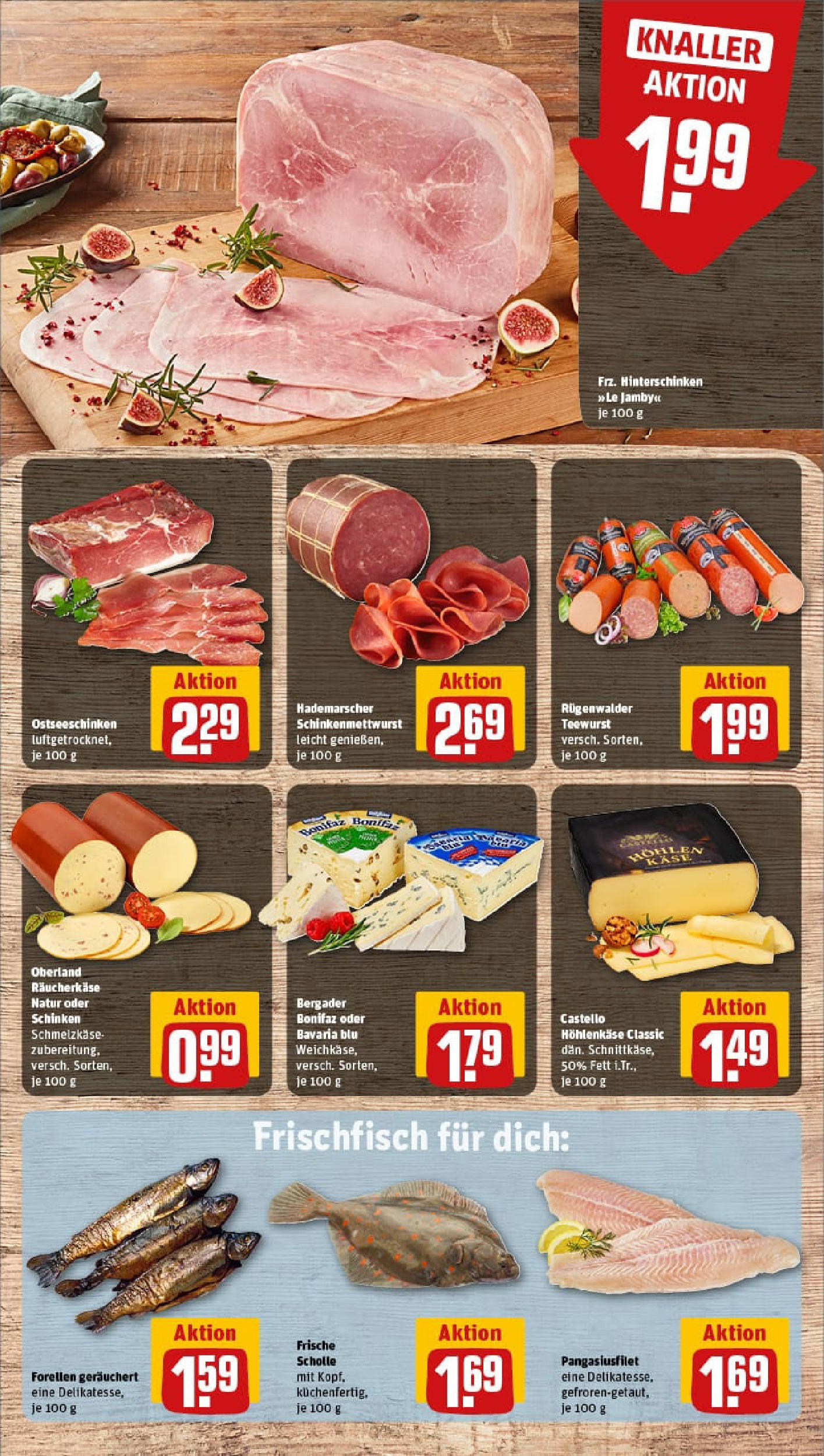 REWE Prospekt ab 13.07.2025 zum Blättern » Angebote | Seite: 9 | Produkte: Schinken