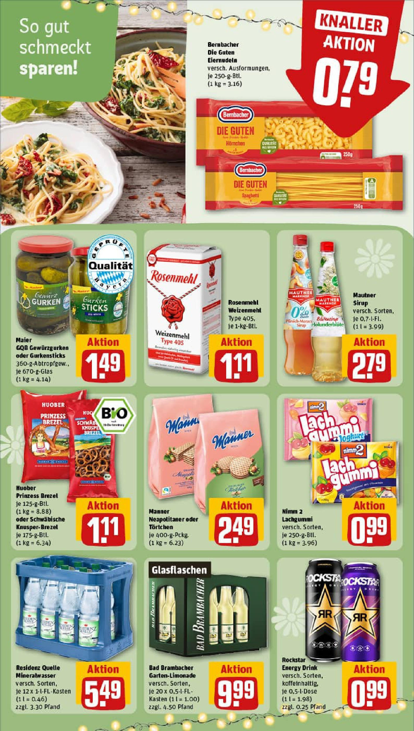 REWE Prospekt ab 13.07.2025 zum Blättern » Angebote | Seite: 22 | Produkte: Rockstar energy, Rockstar, Bad, Weizenmehl