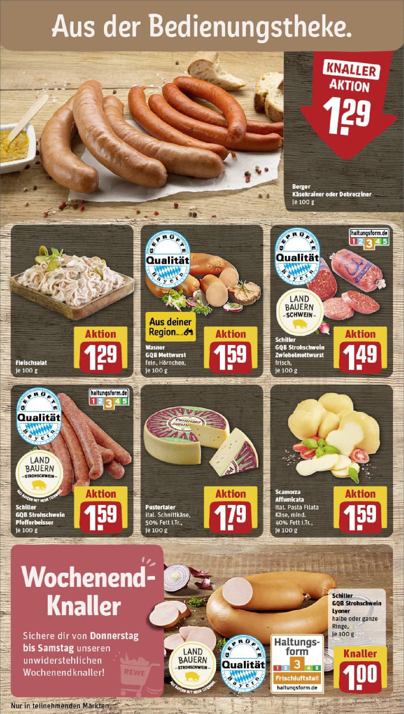 REWE Prospekt ab 13.07.2025 zum Blättern » Angebote | Seite: 11 | Produkte: Käsekrainer, Pasta