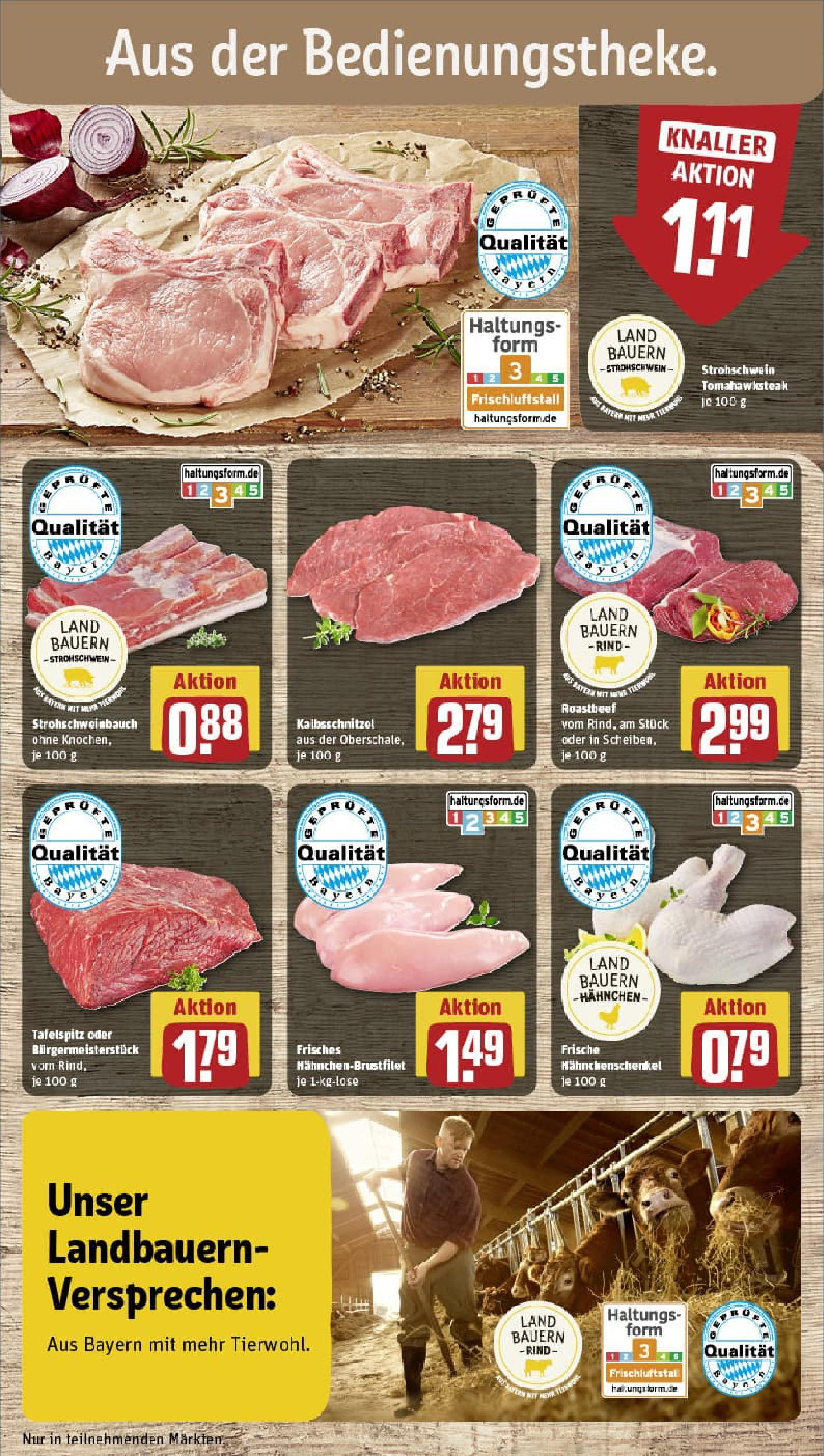 REWE Prospekt ab 13.07.2025 zum Blättern » Angebote | Seite: 10 | Produkte: Tafelspitz, Hahnchen, Hahnchenschenkel, Roastbeef