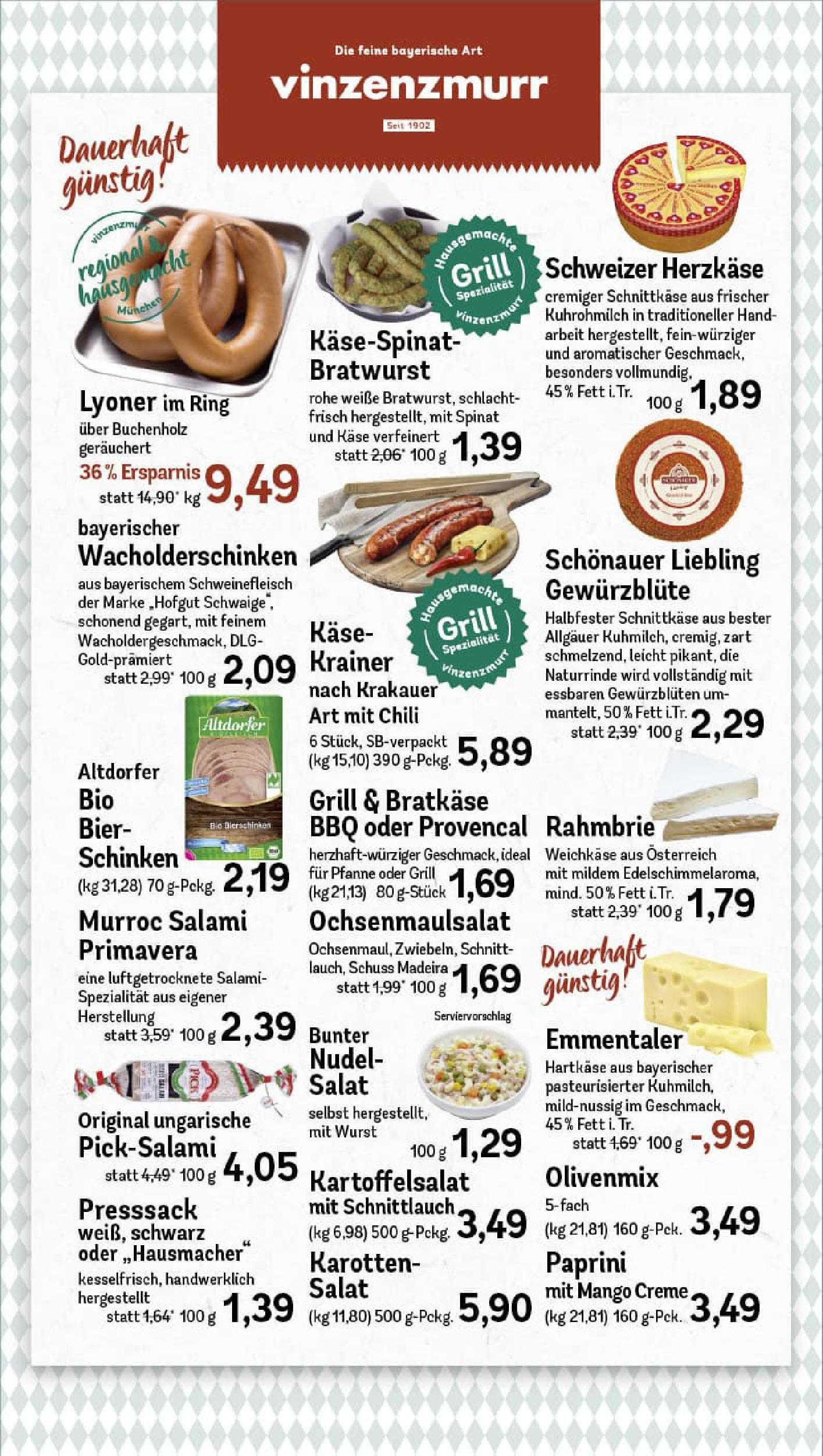 REWE Prospekt ab 13.07.2025 zum Blättern » Angebote | Seite: 9 | Produkte: Käse, Bier, Pasta, Salami