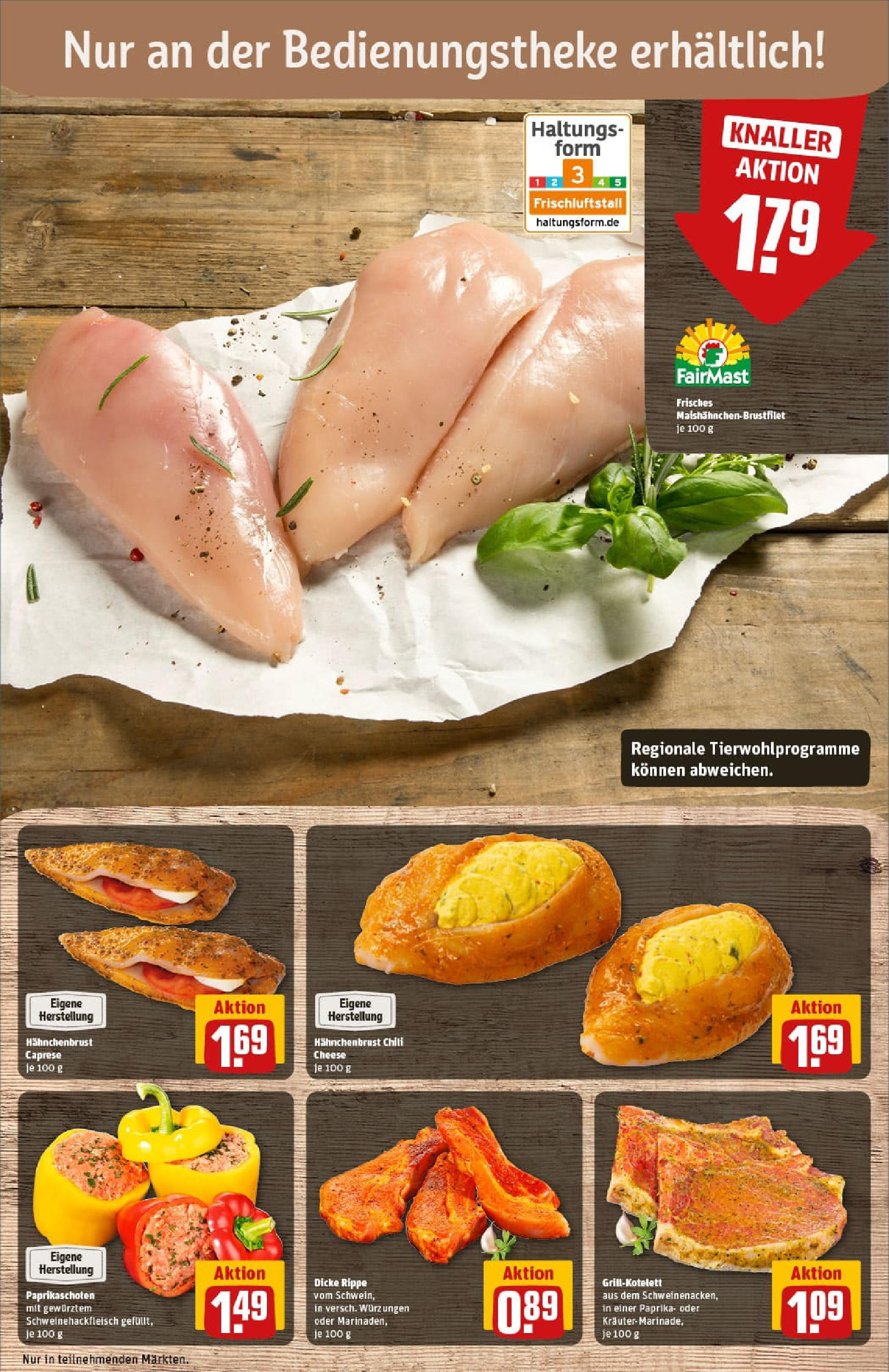 REWE Prospekt ab 13.07.2025 zum Blättern » Angebote | Seite: 10 | Produkte: Paprika, Chili, Hahnchenbrust