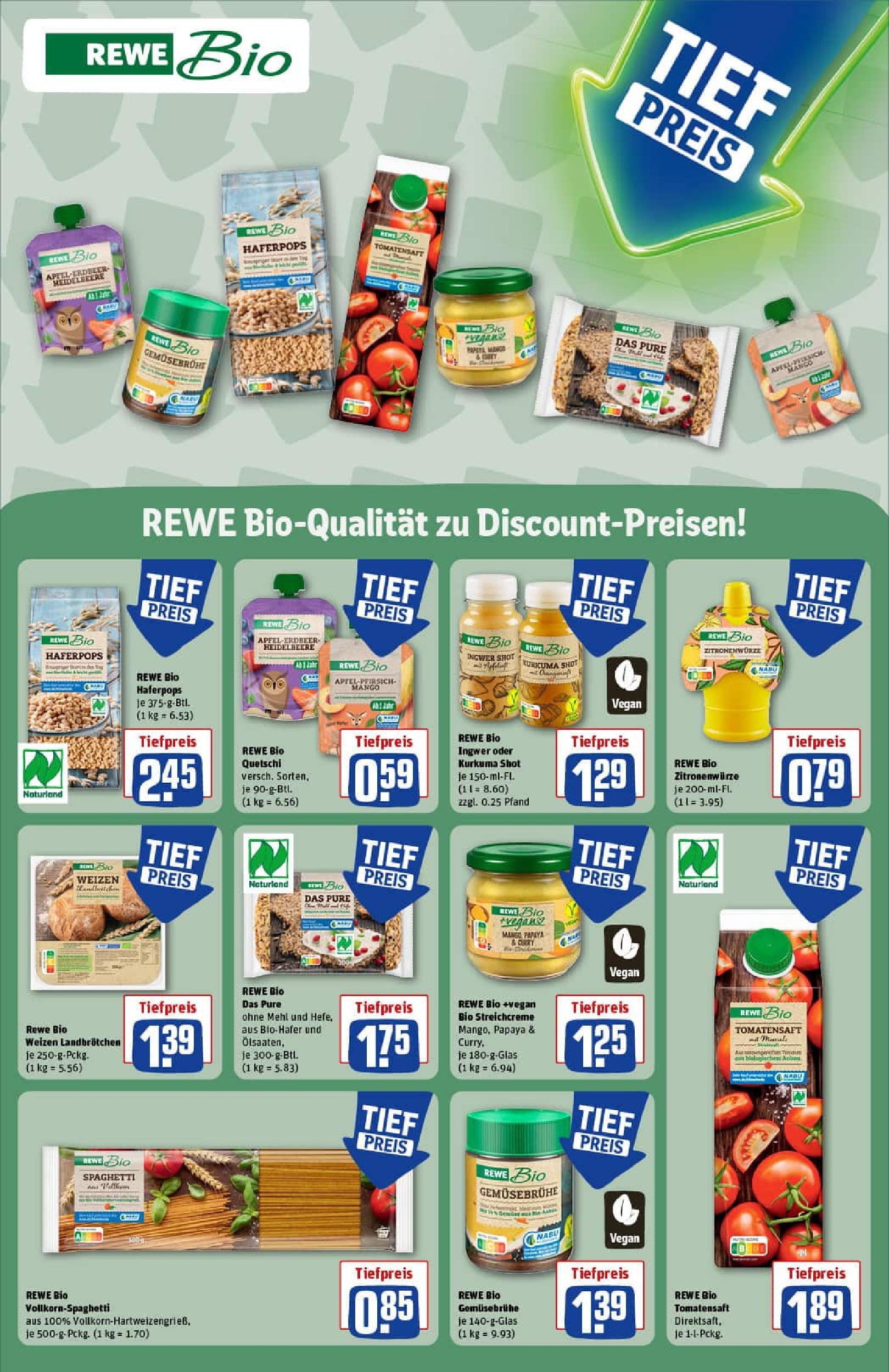 REWE Prospekt ab 13.07.2025 zum Blättern » Angebote | Seite: 17 | Produkte: Mehl, Äpfel, Mango