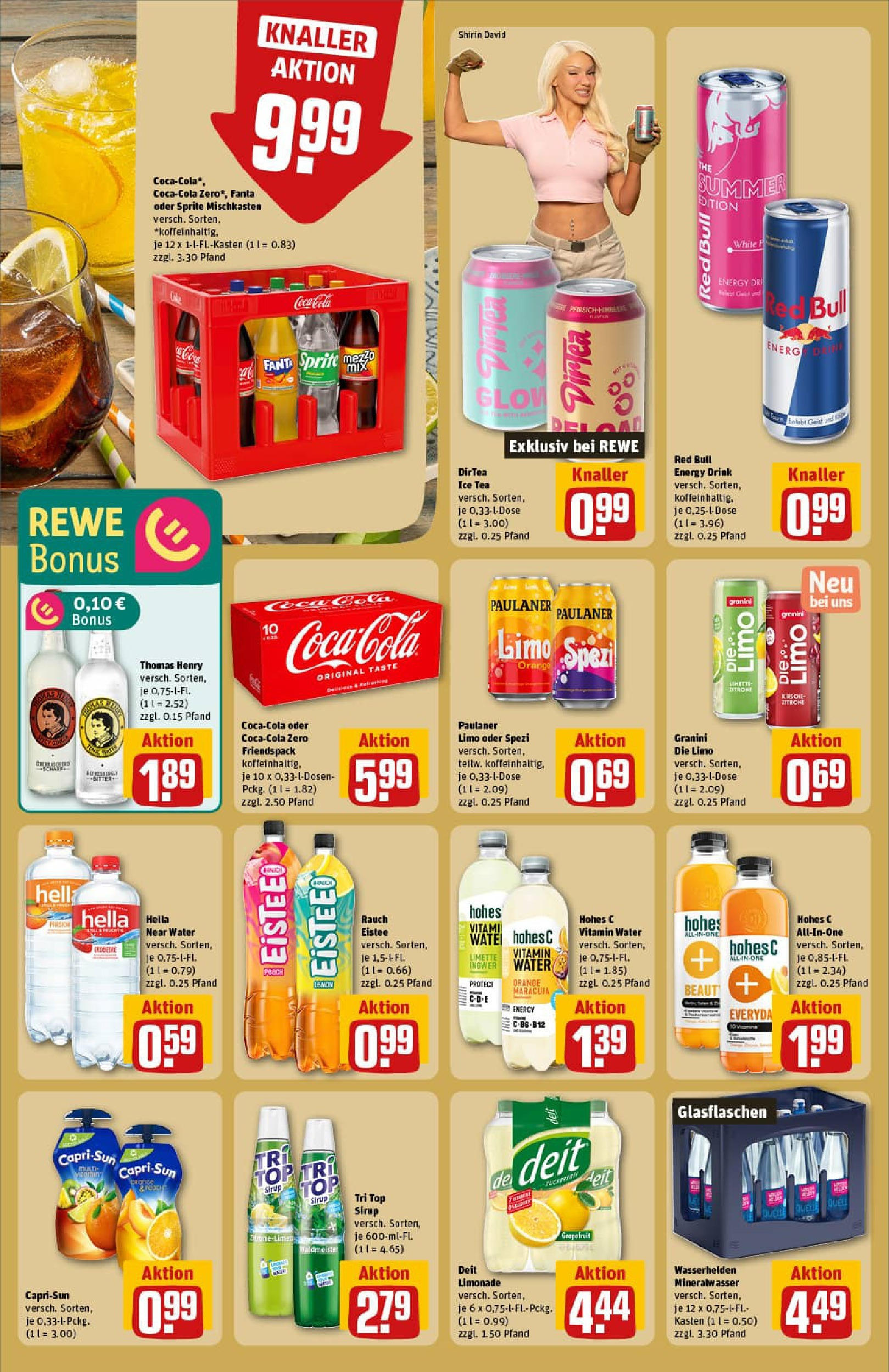 REWE Prospekt ab 14.07.2025 zum Blättern » Angebote | Seite: 18 | Produkte: Top, Fanta, Cola, Paulaner
