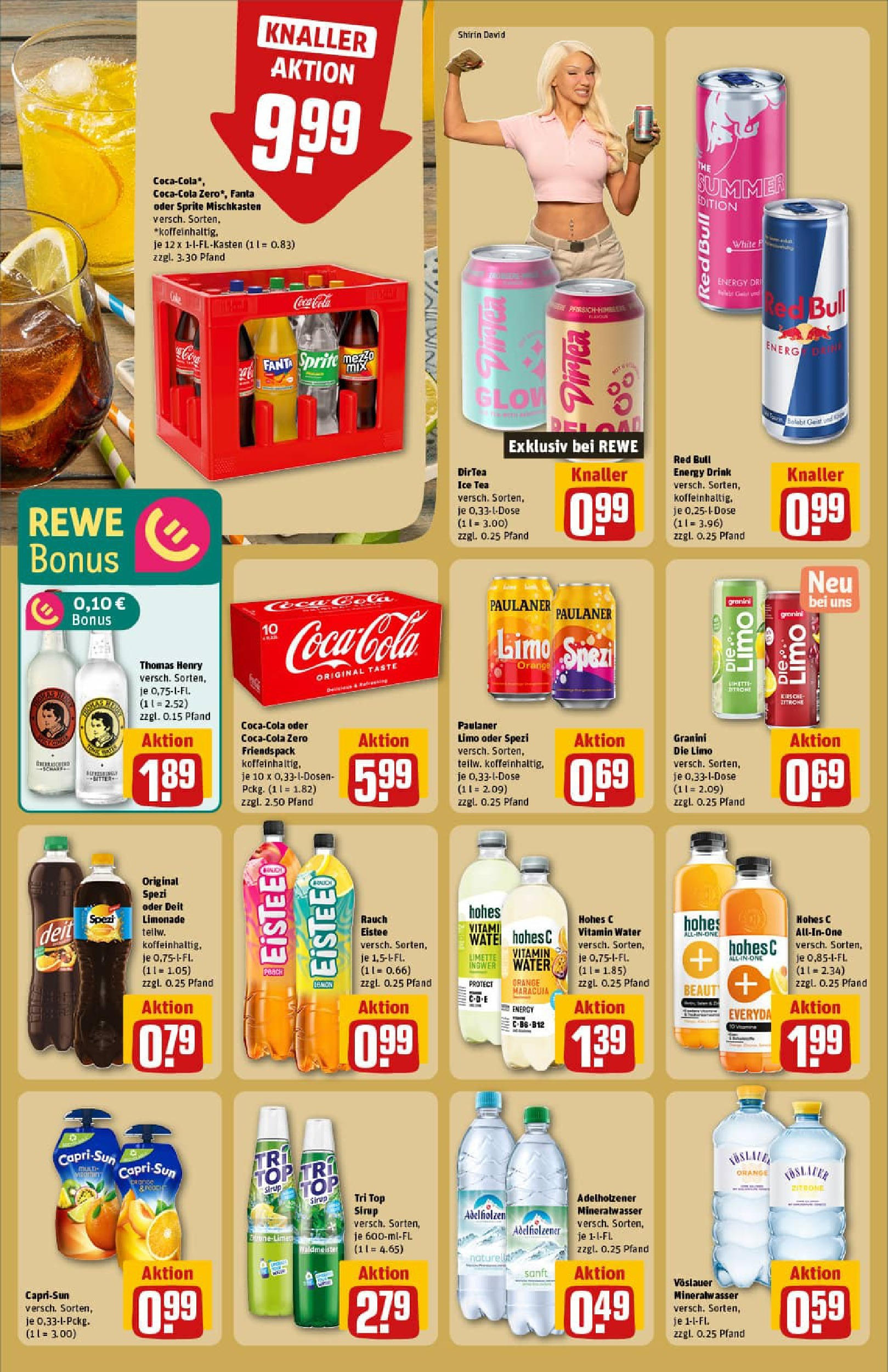 REWE Prospekt ab 13.07.2025 zum Blättern » Angebote | Seite: 24 | Produkte: Sirup, Pfirsich, Limette, Granini die limo