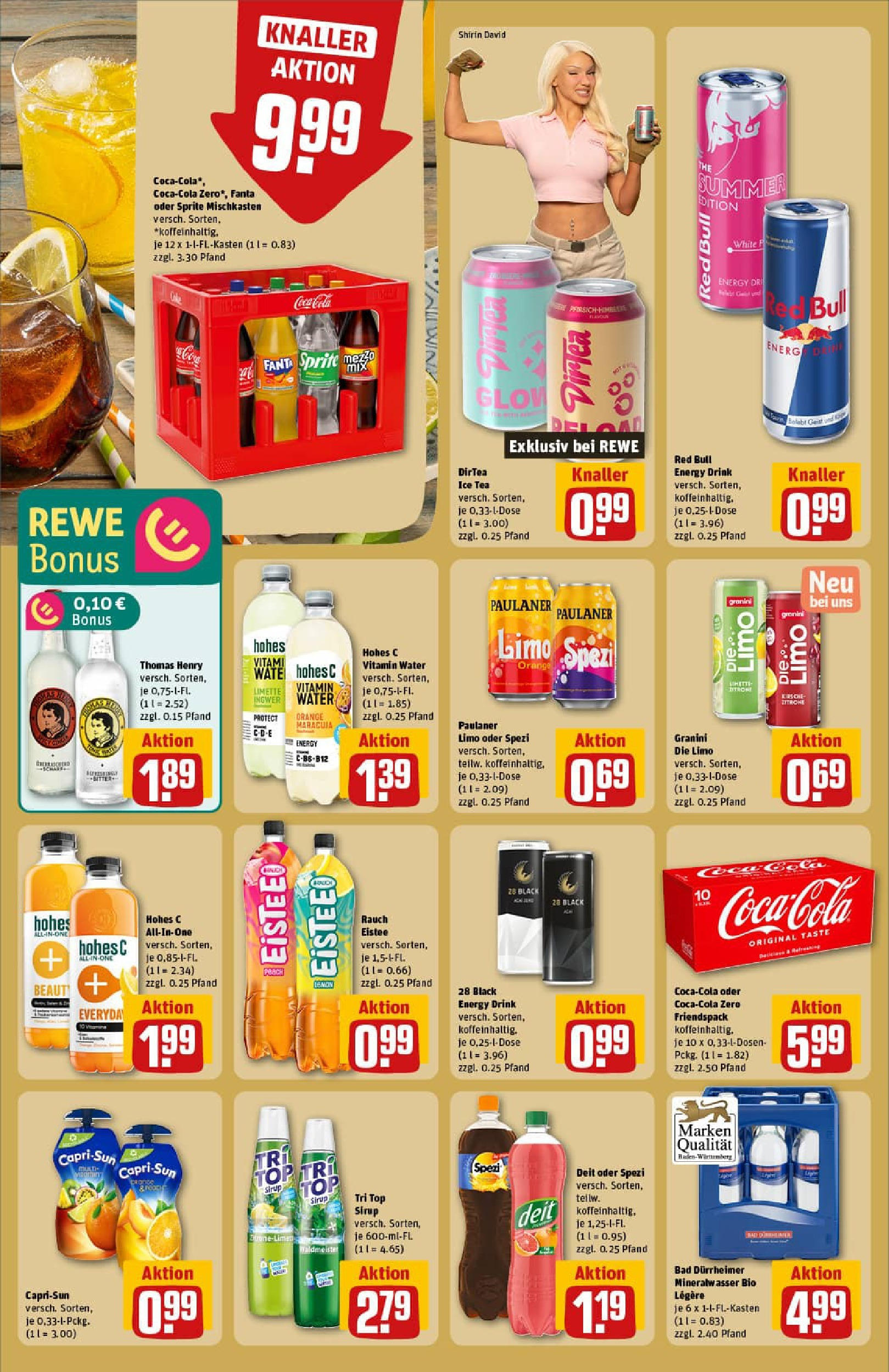 REWE Prospekt ab 13.07.2025 zum Blättern » Angebote | Seite: 18 | Produkte: Top, Sprite, Energy, Limonade
