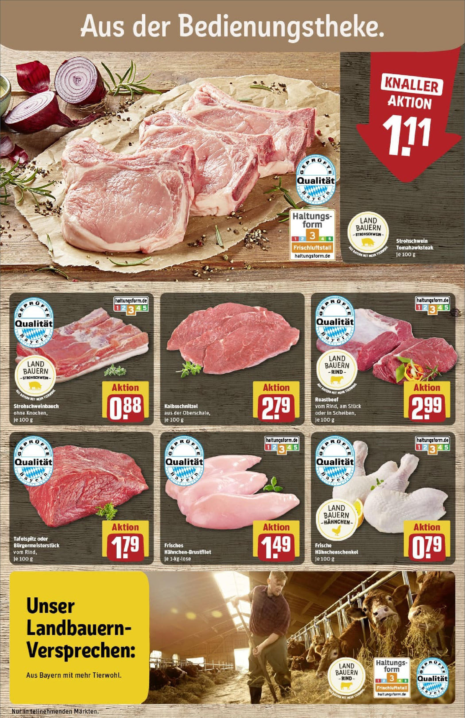 REWE Prospekt ab 13.07.2025 zum Blättern » Angebote | Seite: 10 | Produkte: Tafelspitz, Hahnchen, Hahnchenschenkel, Roastbeef