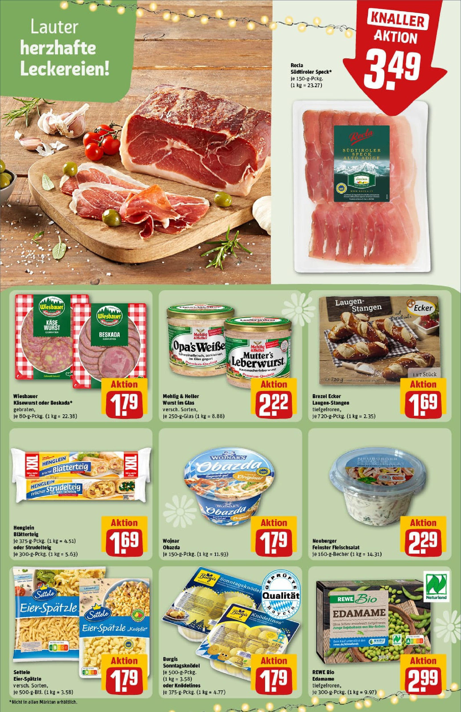 REWE Prospekt ab 13.07.2025 zum Blättern » Angebote | Seite: 21 | Produkte: Käse, Wurst