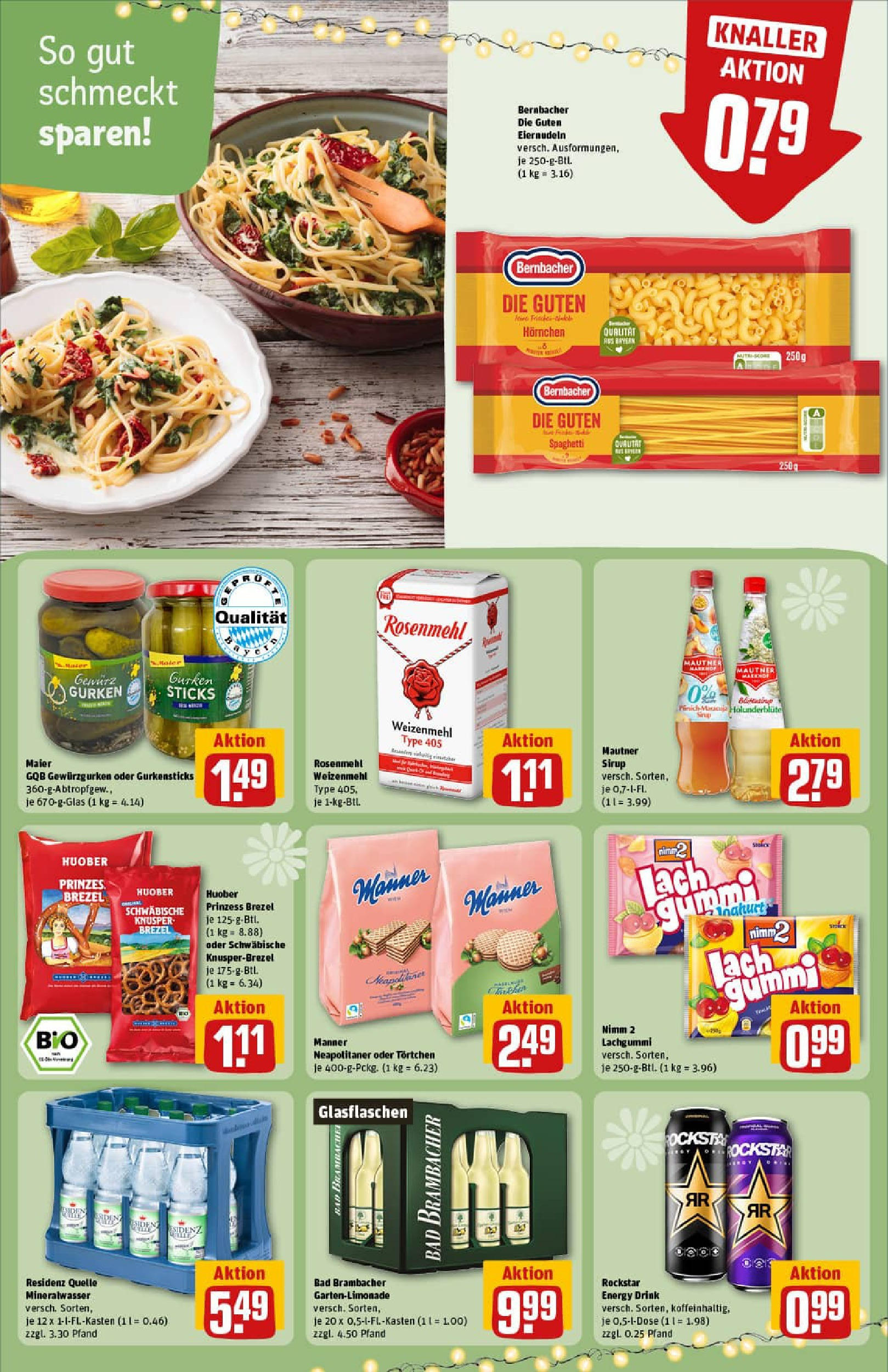 REWE Prospekt ab 13.07.2025 zum Blättern » Angebote | Seite: 24 | Produkte: Rockstar energy, Energy, Rockstar, Gurken