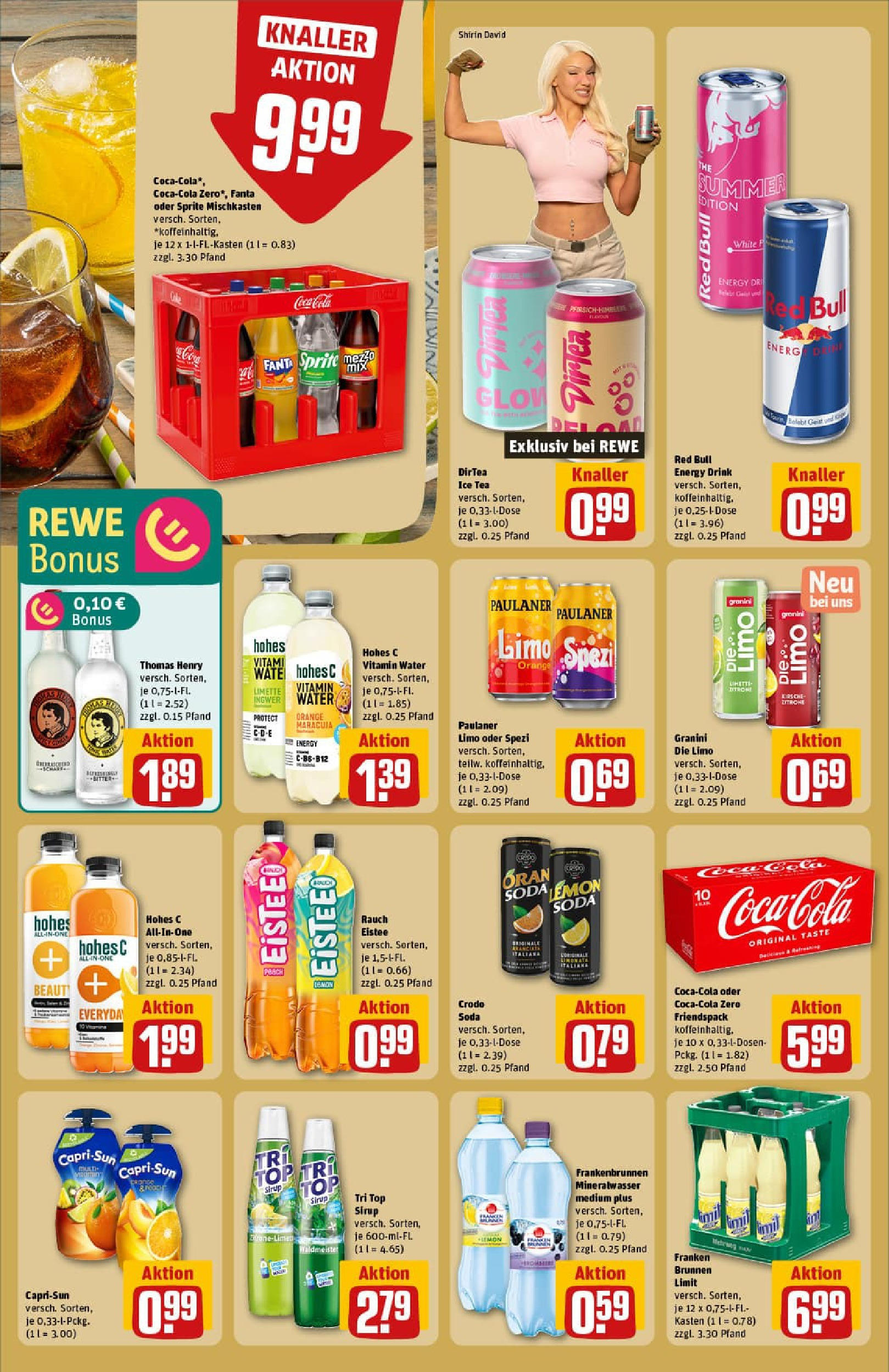 REWE Prospekt ab 13.07.2025 zum Blättern » Angebote | Seite: 26 | Produkte: Coca cola, Fanta, Sprite, Cola