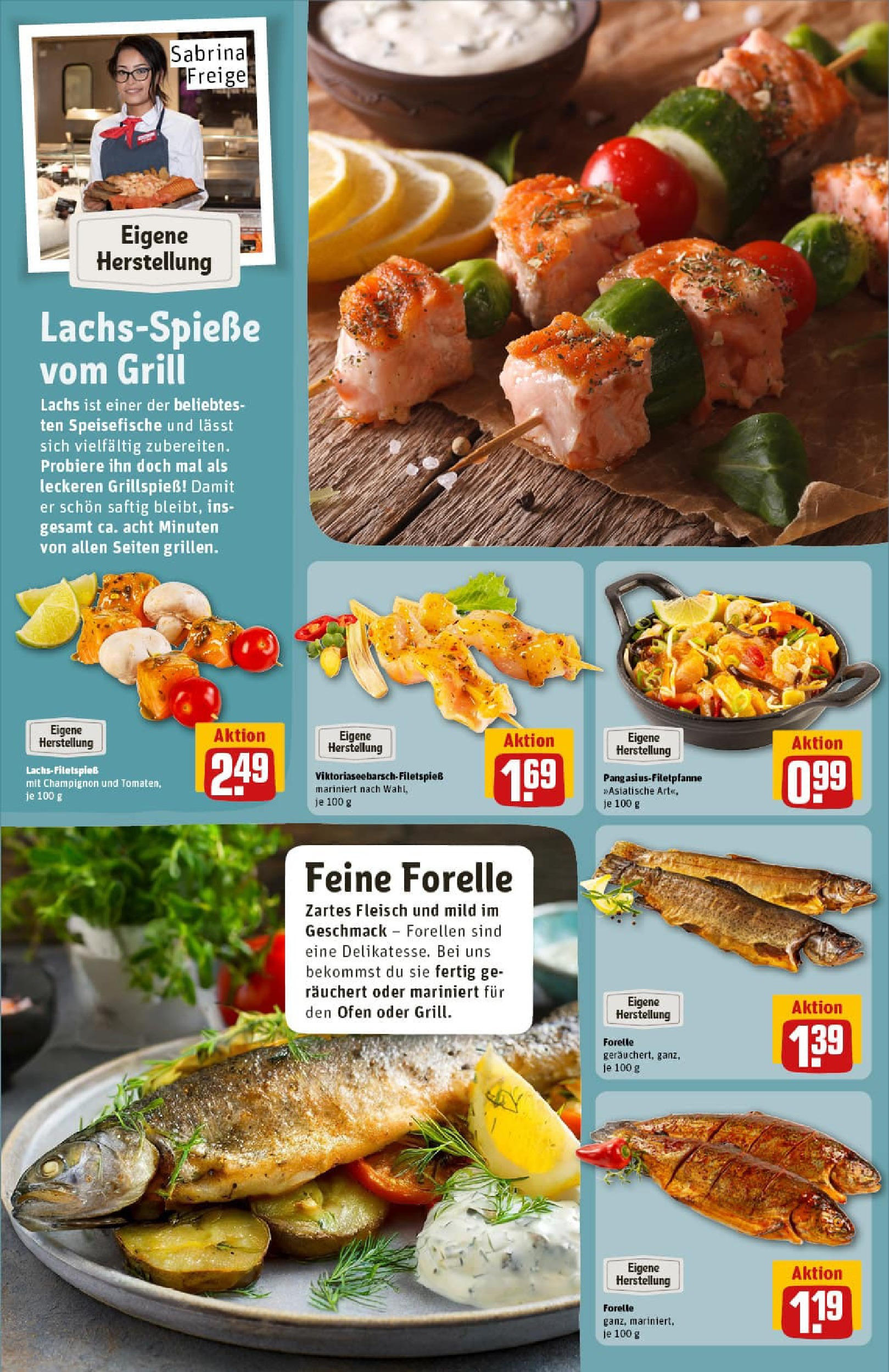 REWE Prospekt ab 13.07.2025 zum Blättern » Angebote | Seite: 12 | Produkte: Ofen, Grill, Lachs, Fleisch