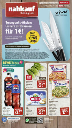 Rewe prospekt Lage	 gültig ab dem 13.07.2025